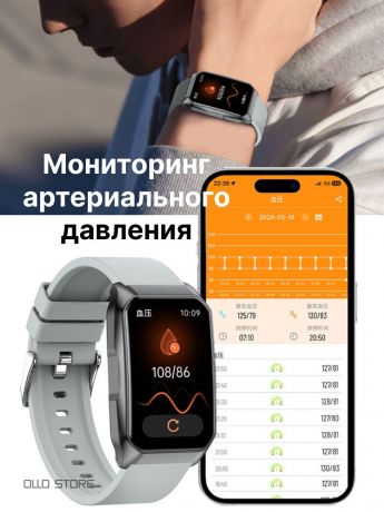 New 2026! Умные смарт часы с измерение глюкозы, давления, липидов.