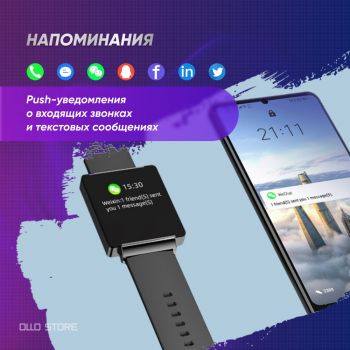Умные часы KS01 с функцией измерения уровня сахара в крови, давления, ЭКГ. Есть NFC.