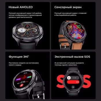 Новинка 2024г. Умные часы с экраном amoled и AI-диагностикой. Измерение глюкозы, липидов, ЭКГ, Metto, BCP, ИМТ и др.