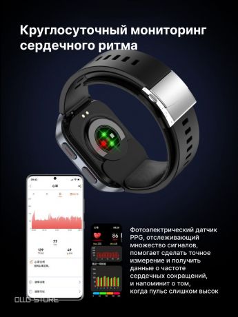 PREMIUM 2026. Умные и точные часы с пневматической манжетой. Измерения давления, холестерина, сахара.