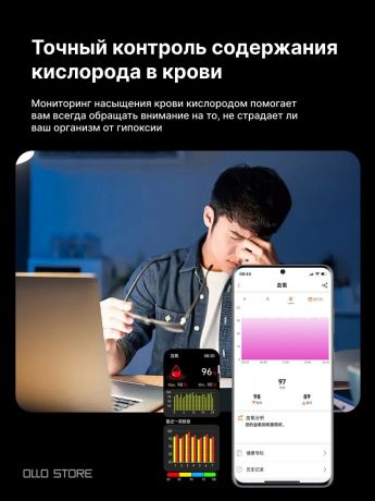 PREMIUM 2026. Умные и точные часы с пневматической манжетой. Измерения давления, холестерина, сахара.