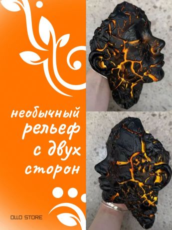 Настенная маска лампа-ночник. На батарейках!