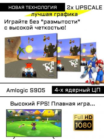 X2 PLUS Игровая приставка с ТОП играми на русском языке! 64 Гб