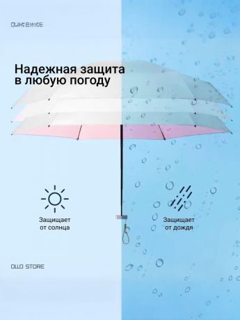Мини зонт от дождя и ультрафиолета. Всегда с собой.